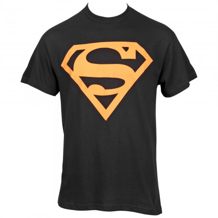 DC Comics Superman Logo In Orange T-Shirt